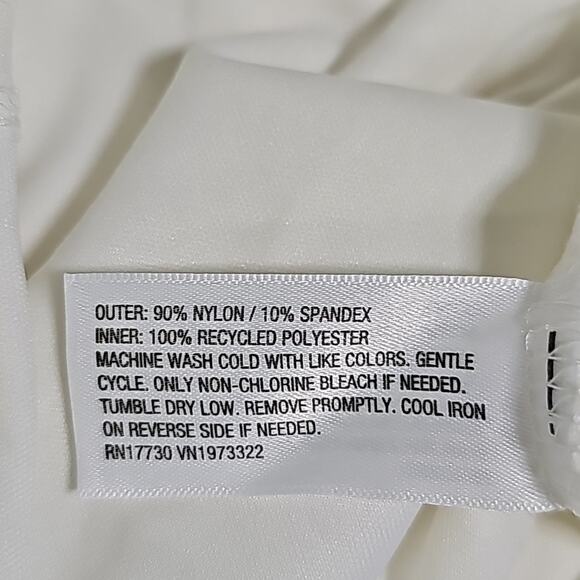 Wild Fable Off White Lace Maxi Dress Over Mini Short Sleeves Womens Large NWT - Picture 12 of 12